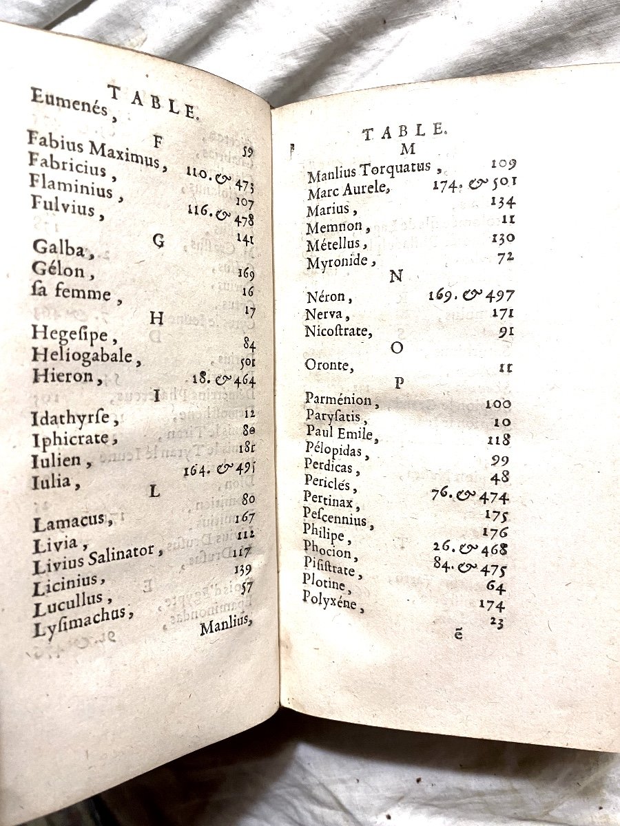 Strong Vol. In 12 With The Coat Of Arms In Paris 1664. "the Apophthegms Of The Ancients" Taken From Plutarch-photo-5