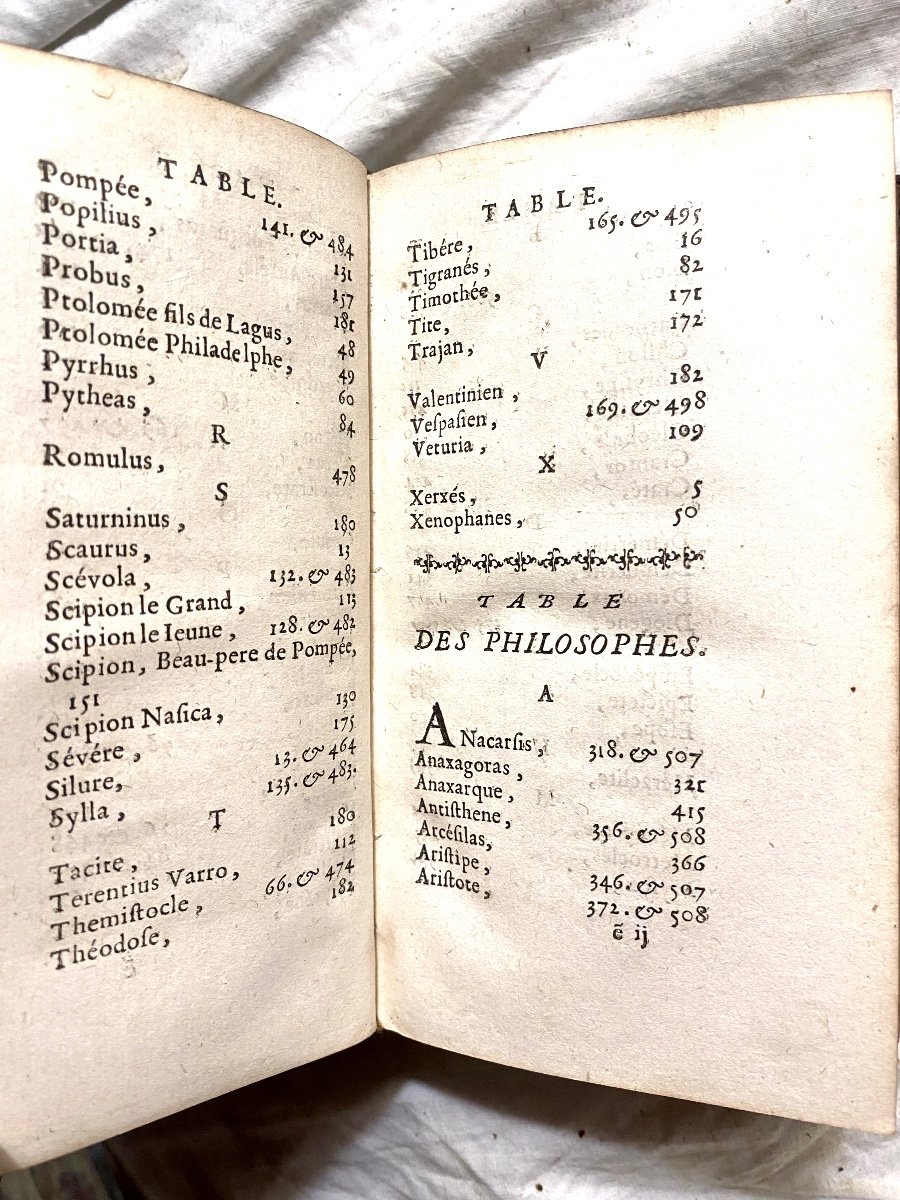 Strong Vol. In 12 With The Coat Of Arms In Paris 1664. "the Apophthegms Of The Ancients" Taken From Plutarch-photo-6