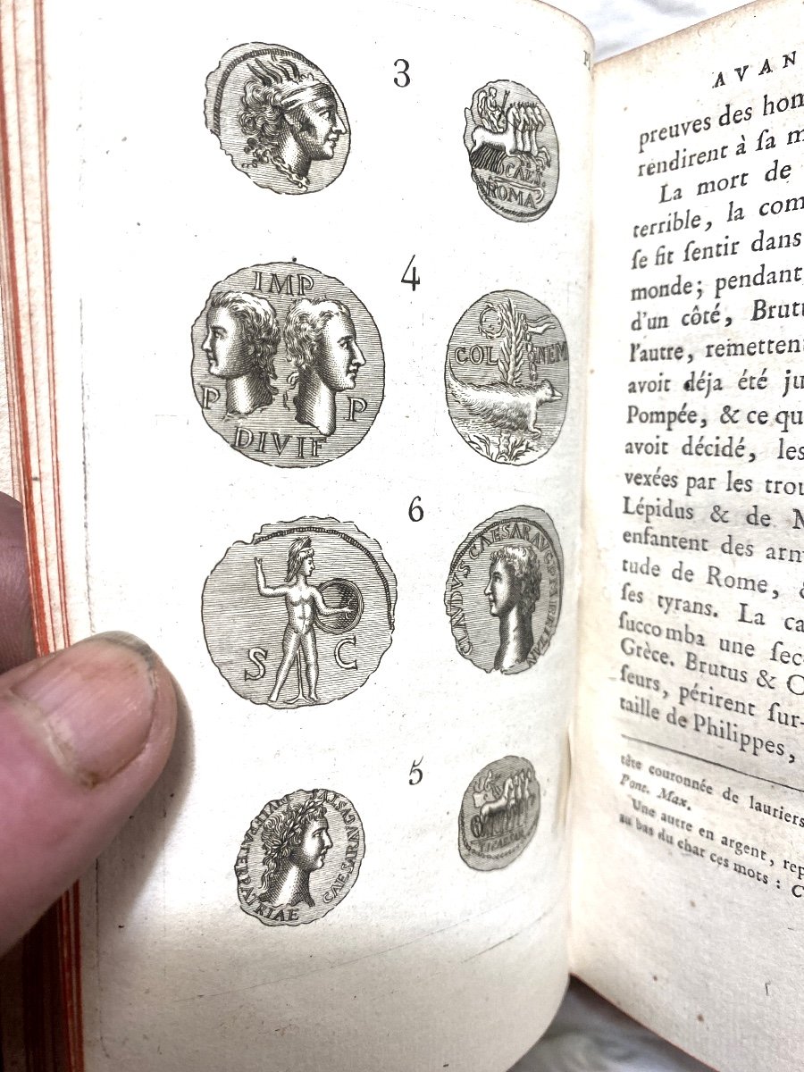 2 Beautiful Vol.in12 From 1789. In Paris: "history Of France Before Clovis", M. Laureau, Illustrated-photo-3