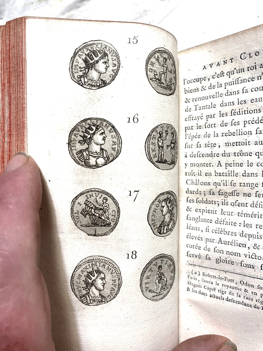 2 Beautiful Vol.in12 From 1789. In Paris: "history Of France Before Clovis", M. Laureau, Illustrated-photo-6