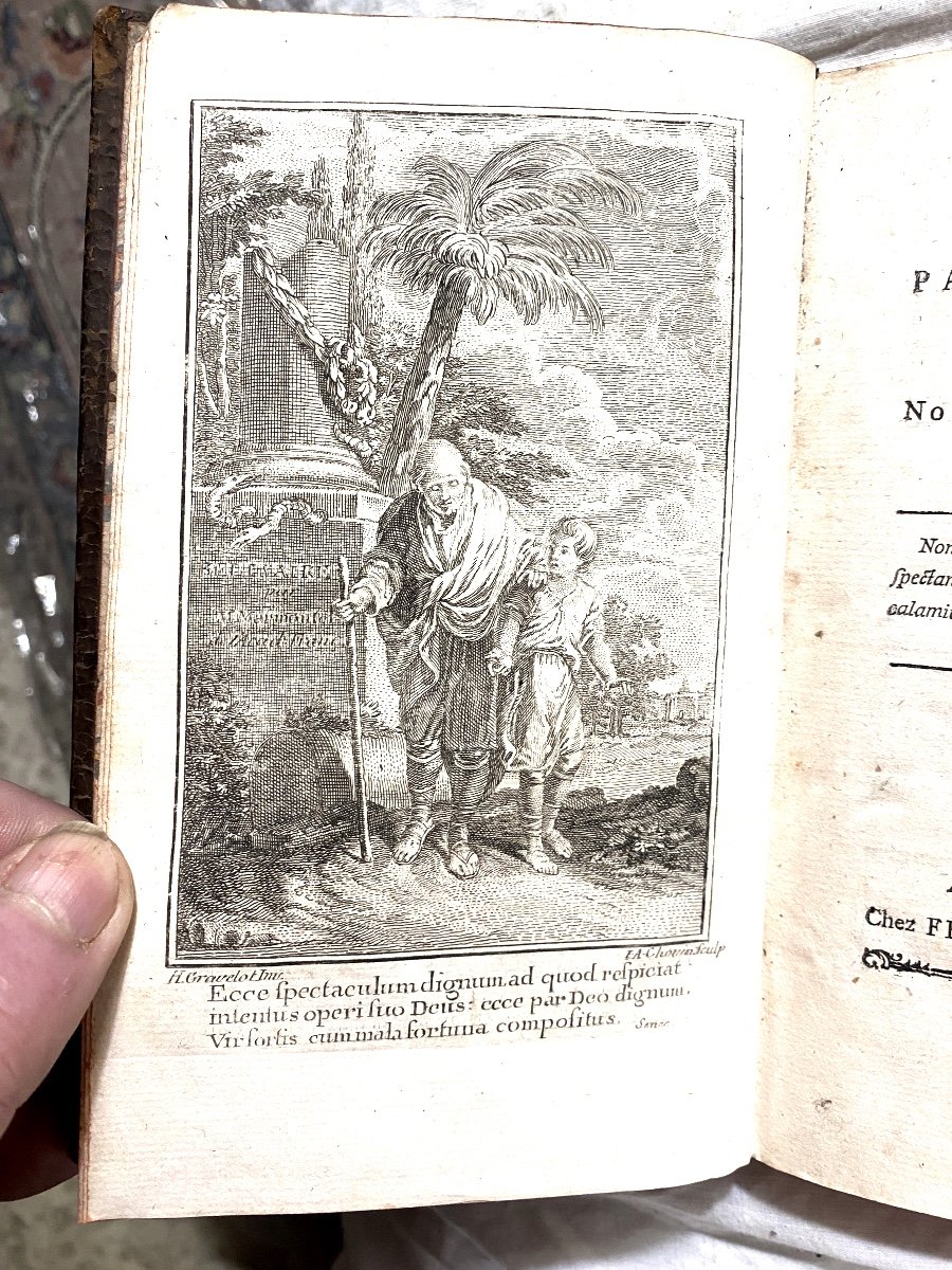 Beautiful In8 Edition From 1771 In Lausanne Of "bélisaire" By Mr Marmontel Illustrated With Beautiful Figures-photo-4