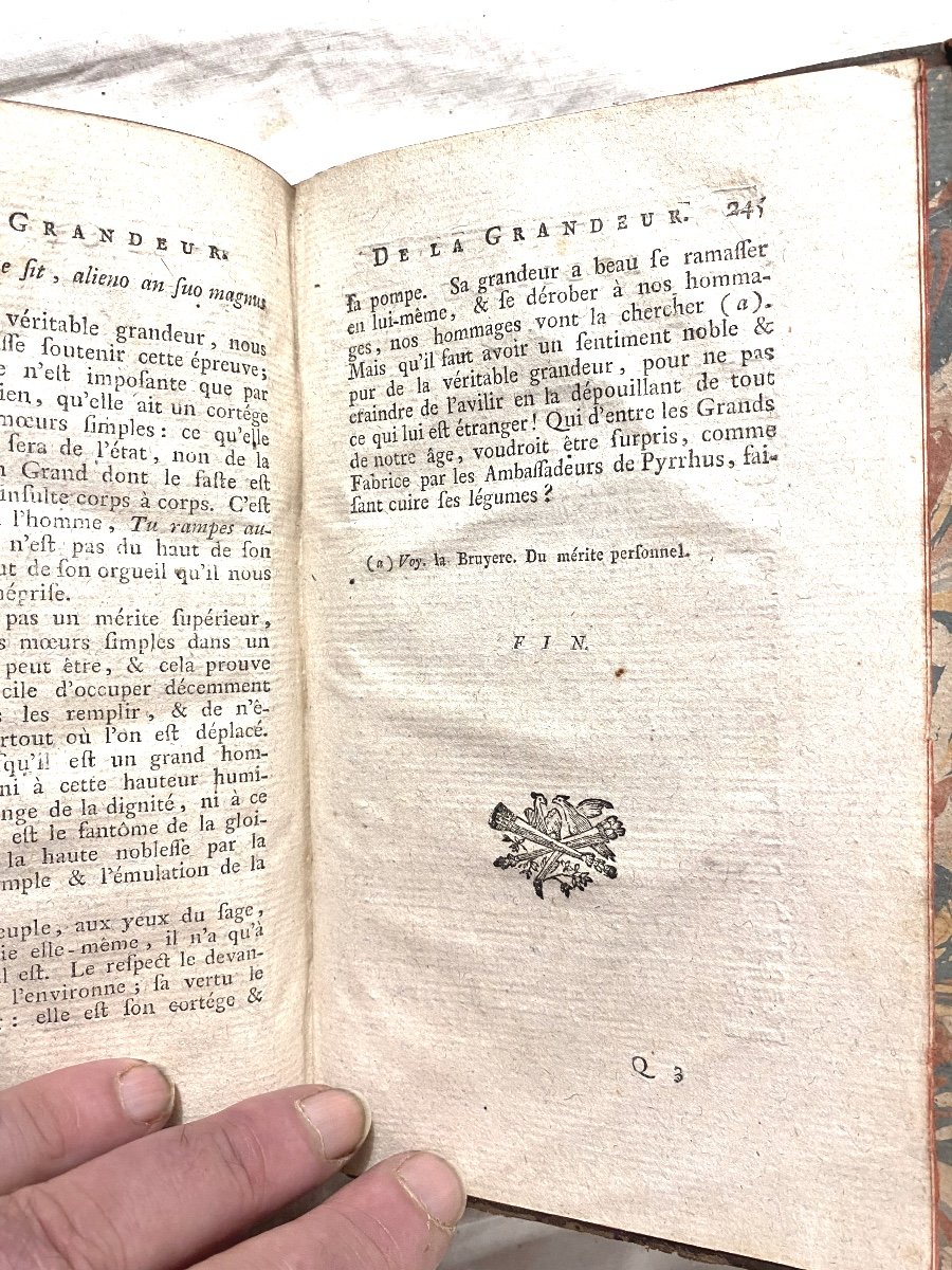 Beautiful In8 Edition From 1771 In Lausanne Of "bélisaire" By Mr Marmontel Illustrated With Beautiful Figures-photo-8