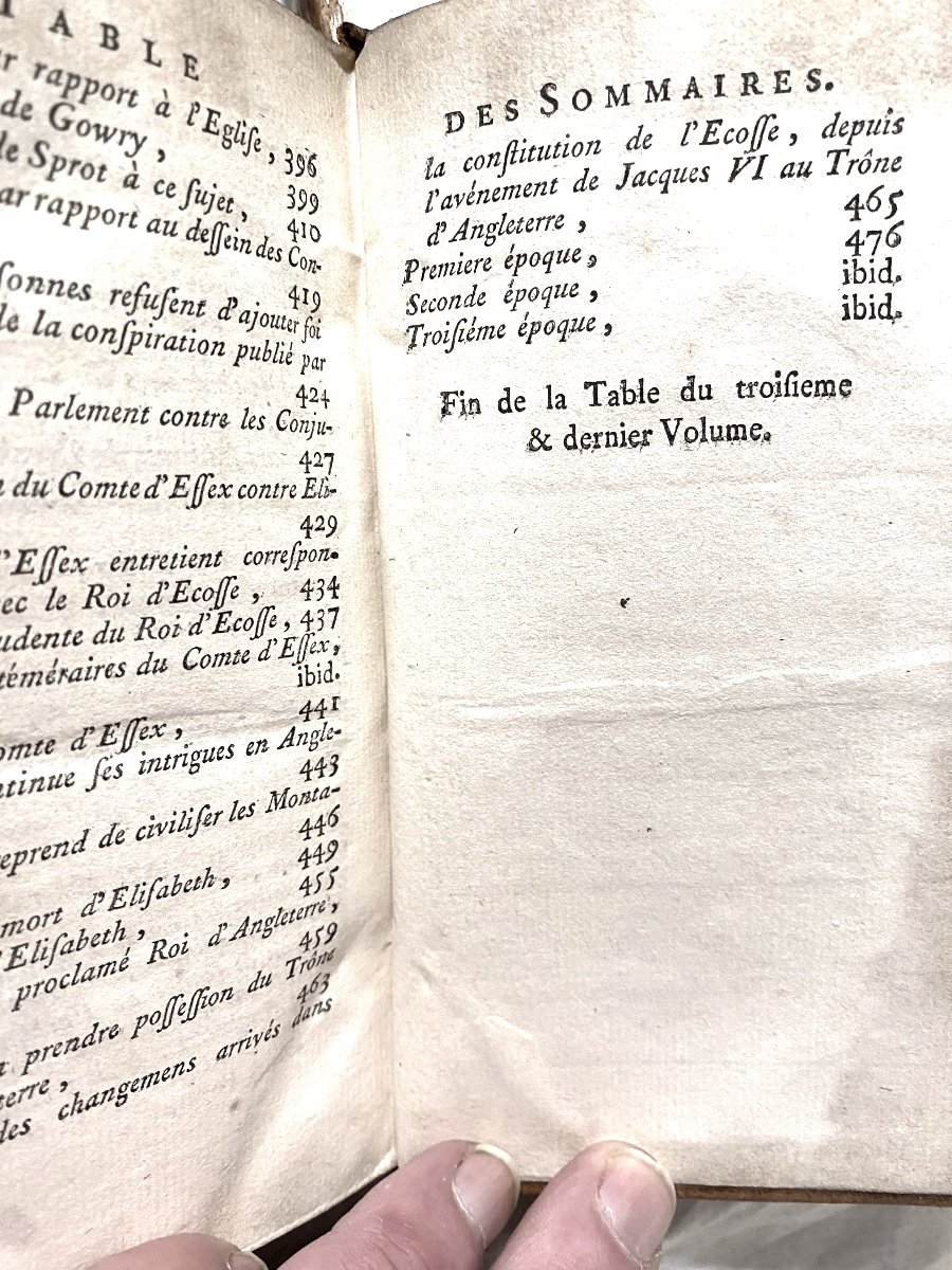 History Of Scotland During The Reigns Of Mary Stuart And James Vi.; G. Robertson London 1764-photo-8