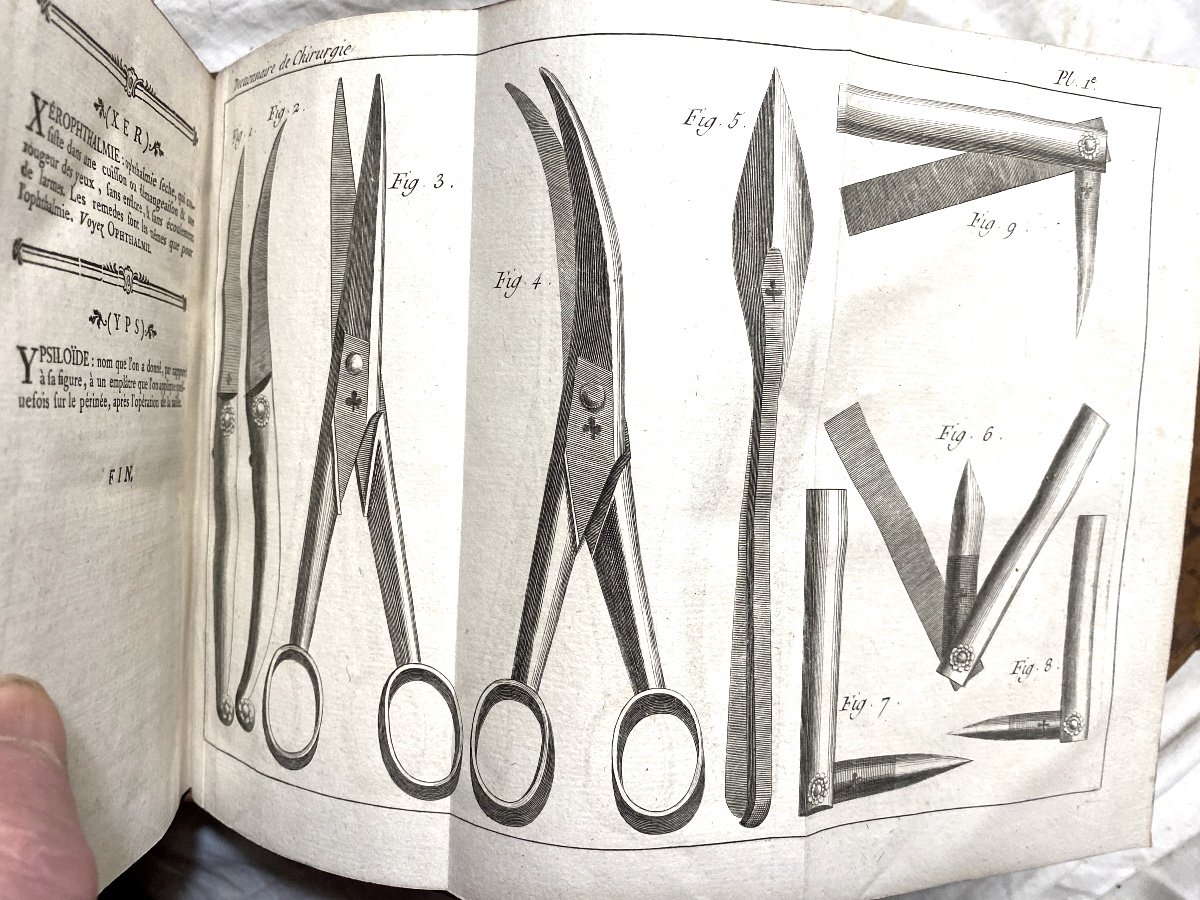 3 Beaux Forts Vol. In 12: "portable Health Dictionary", By M... & B... In Paris 1783, 5th-photo-6