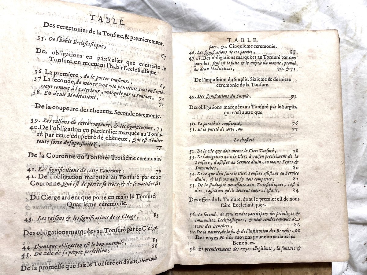 Deux Beaux Volumes De 1663 De Méditations , Régionales Du Puy En Velin  , Par Matthieu Beuvelet-photo-2