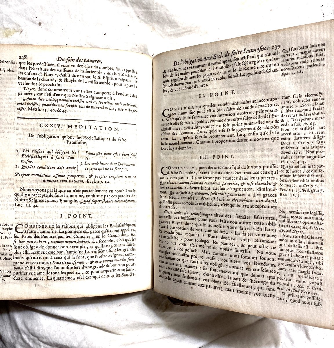 Deux Beaux Volumes De 1663 De Méditations , Régionales Du Puy En Velin  , Par Matthieu Beuvelet-photo-8