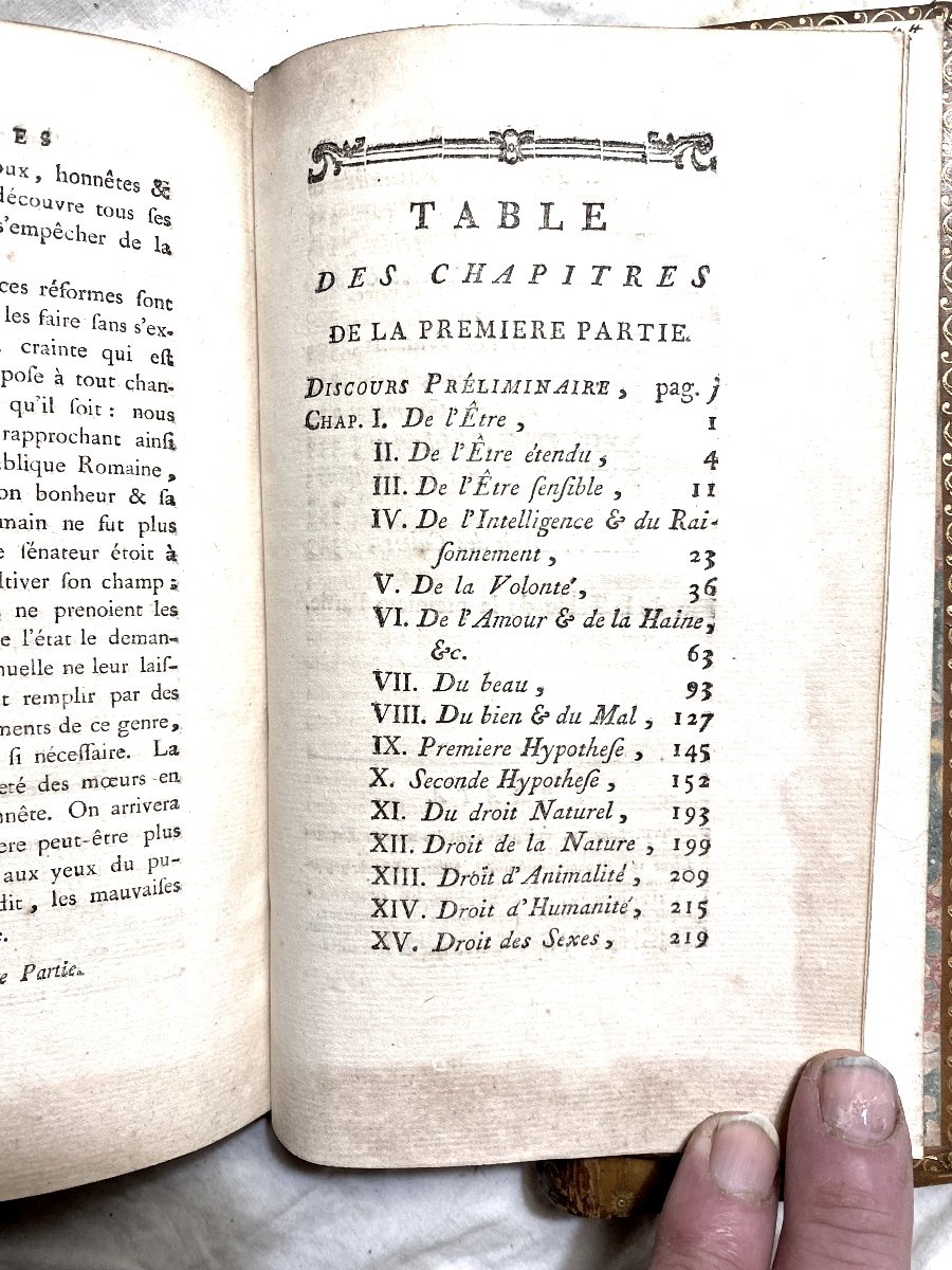 In Two Beautiful Vol. In8 ":principles Of Natural Philosophy", In Geneva 1787-photo-3