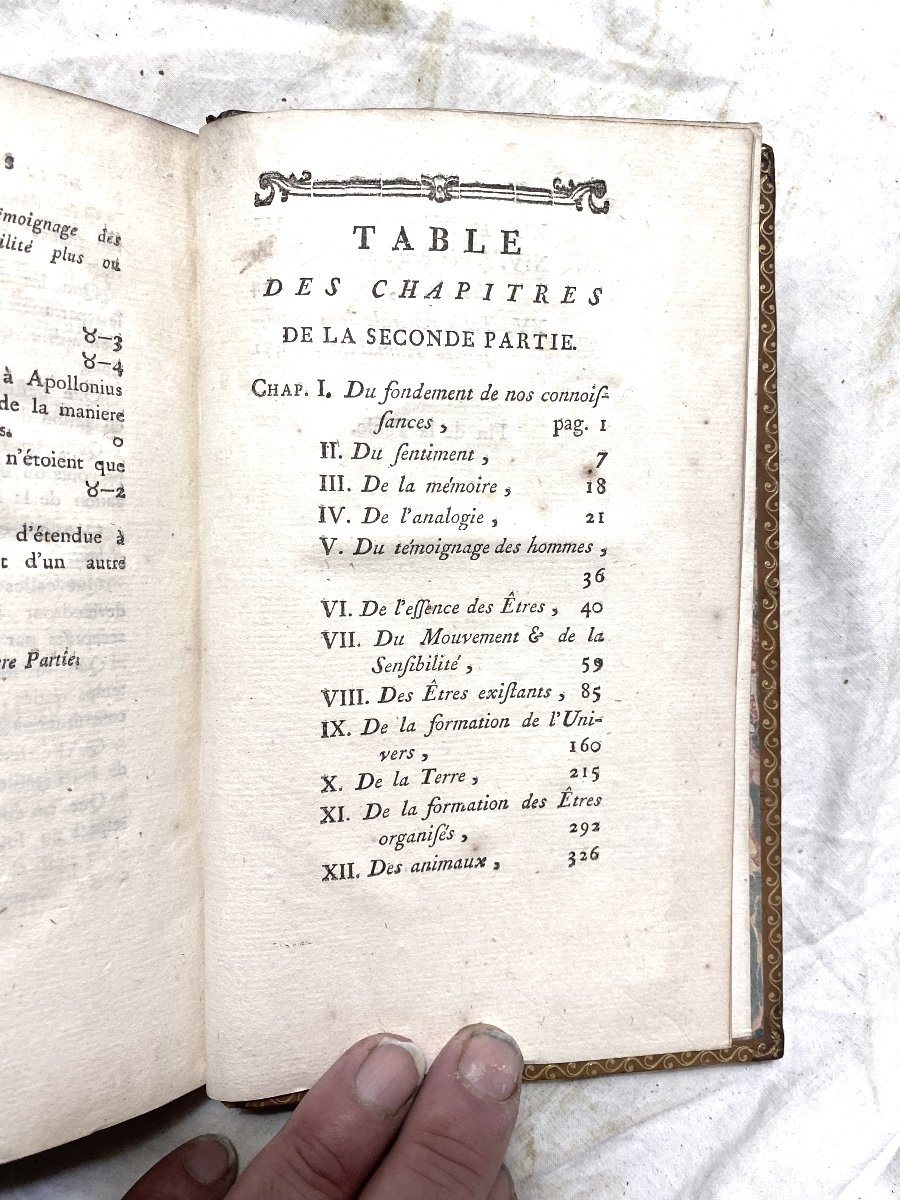 In Two Beautiful Vol. In8 ":principles Of Natural Philosophy", In Geneva 1787-photo-6