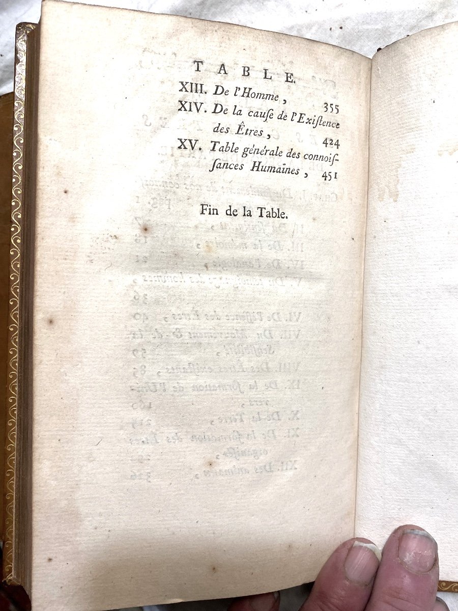 In Two Beautiful Vol. In8 ":principles Of Natural Philosophy", In Geneva 1787-photo-8