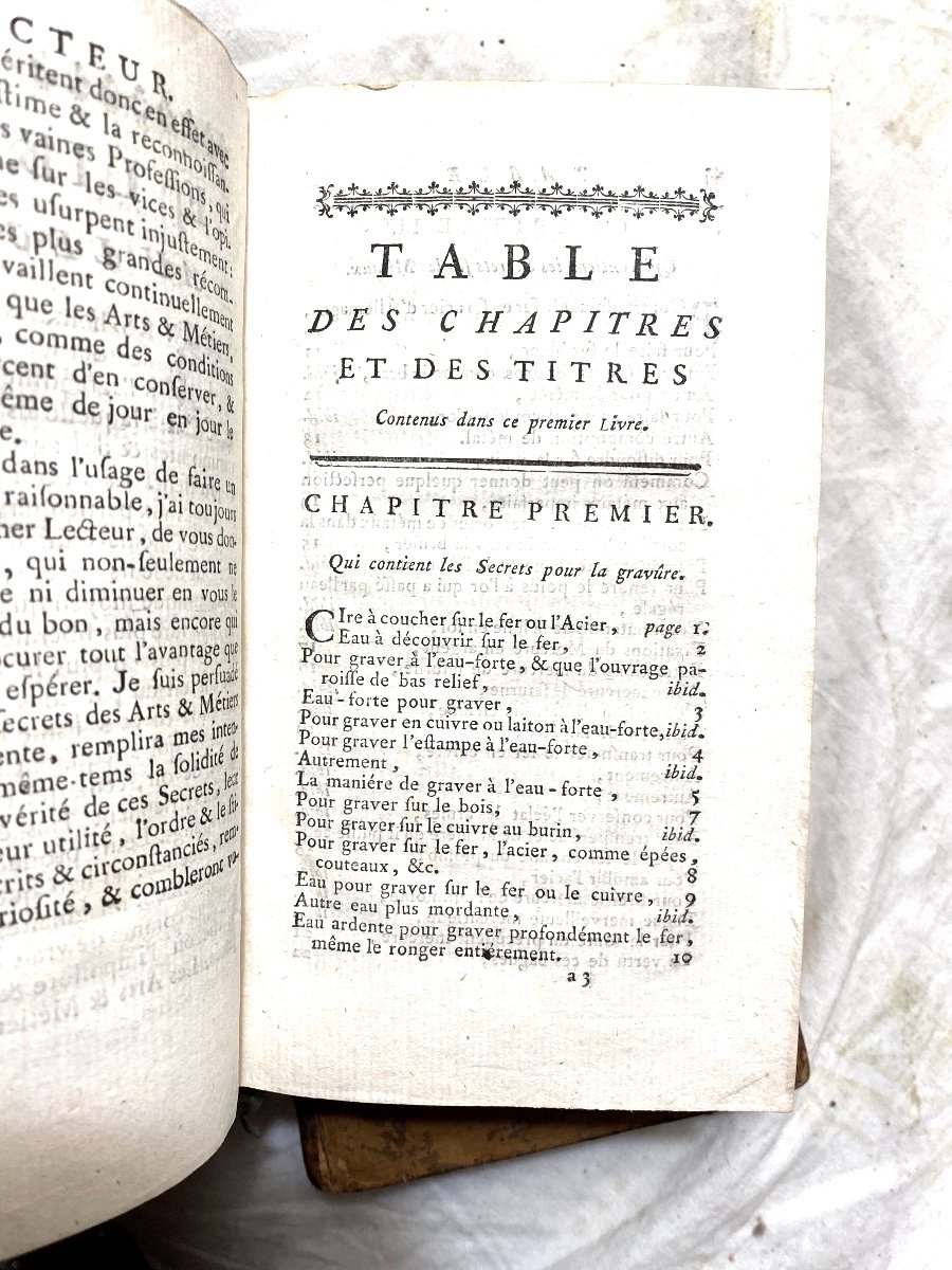  Fine Copy: "secrets Concerning Arts And Crafts", 2 Volumes. In 12, In Brussels 1760-photo-1