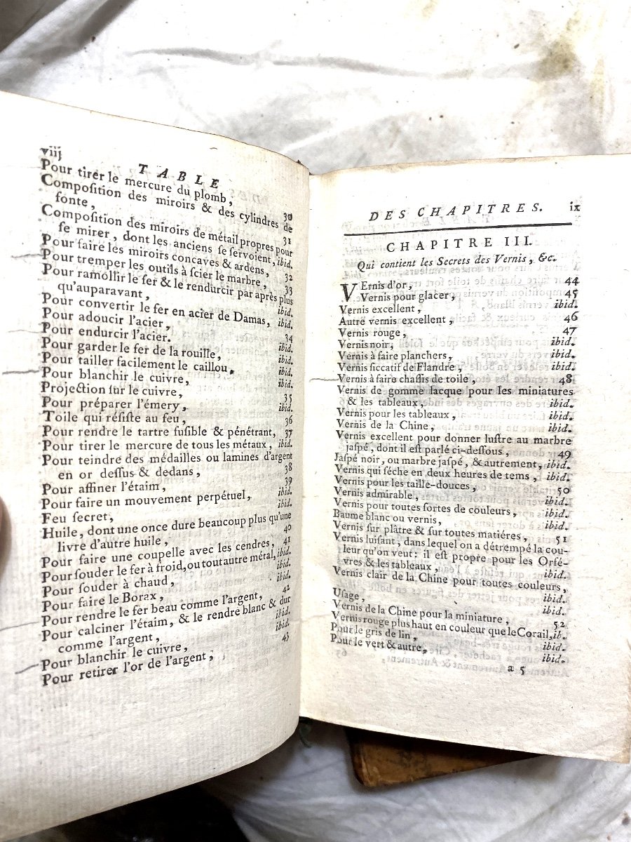  Fine Copy: "secrets Concerning Arts And Crafts", 2 Volumes. In 12, In Brussels 1760-photo-3