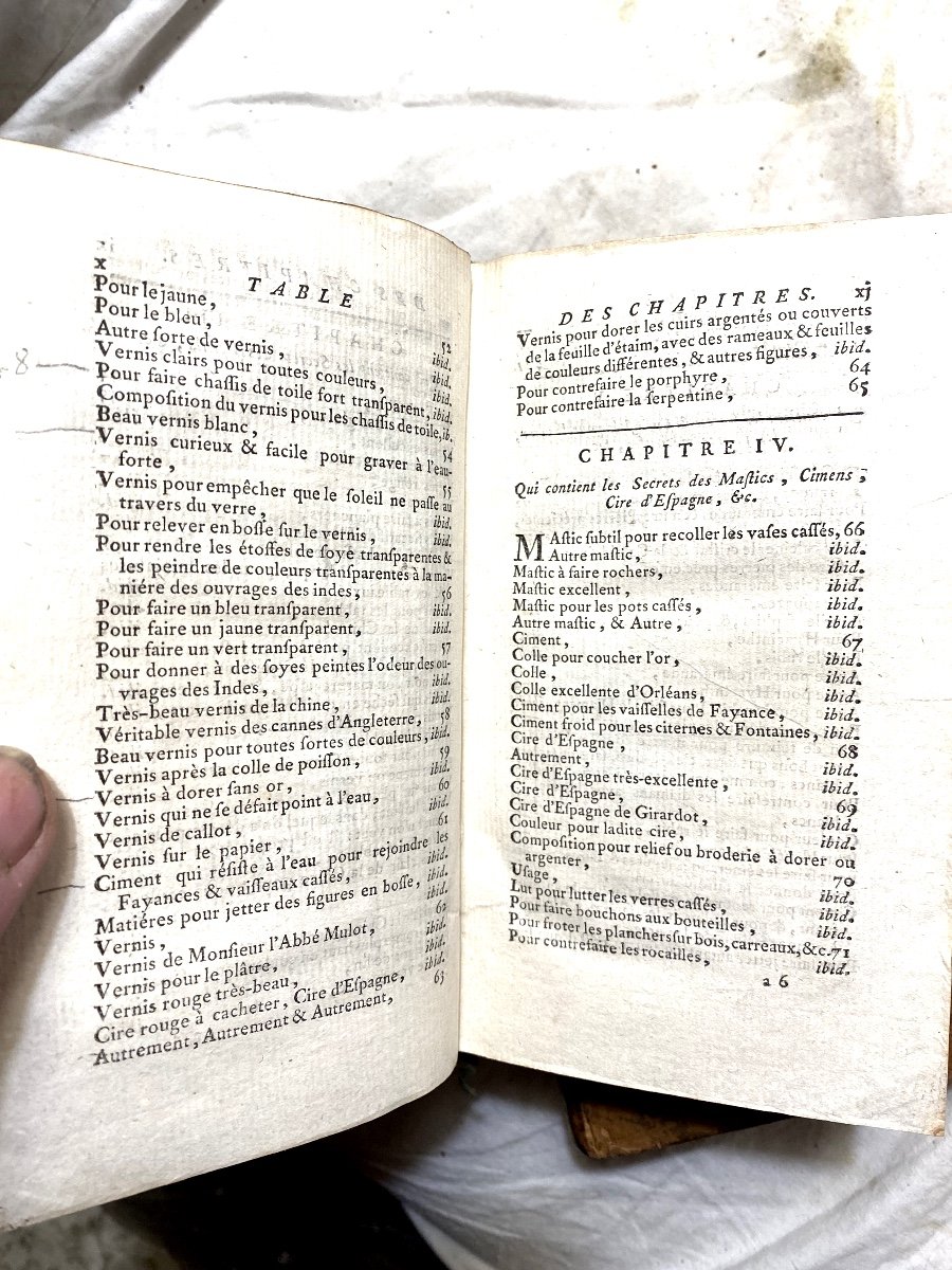  Fine Copy: "secrets Concerning Arts And Crafts", 2 Volumes. In 12, In Brussels 1760-photo-4