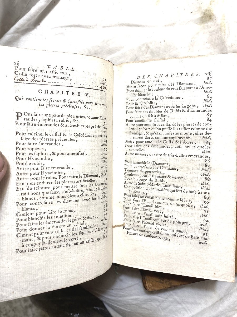  Fine Copy: "secrets Concerning Arts And Crafts", 2 Volumes. In 12, In Brussels 1760-photo-5