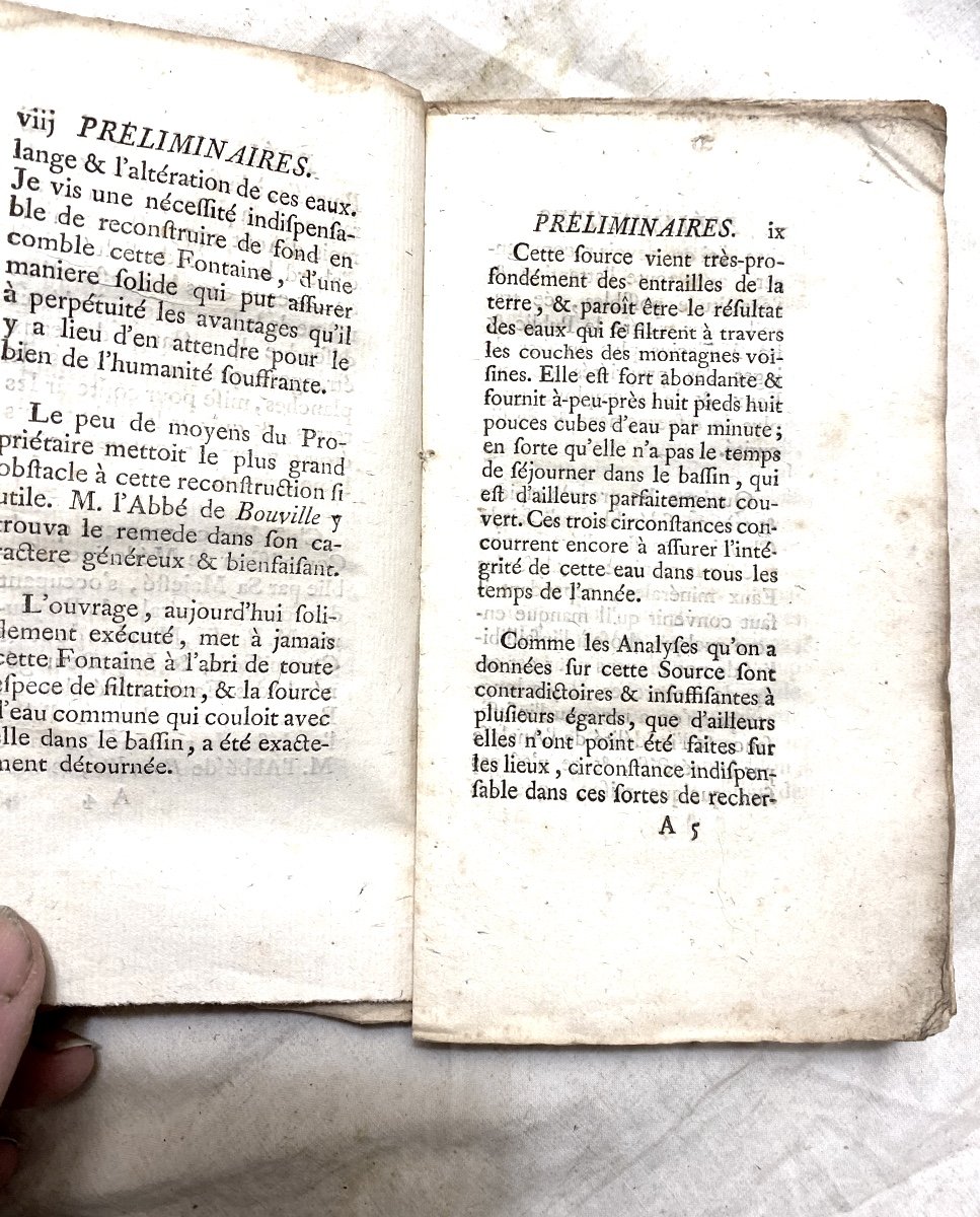  Vol. De Thermalisme ,Couverture d'Attente: " Mémoire Chimique Et Médicinal Eaux Contrexéville"-photo-1