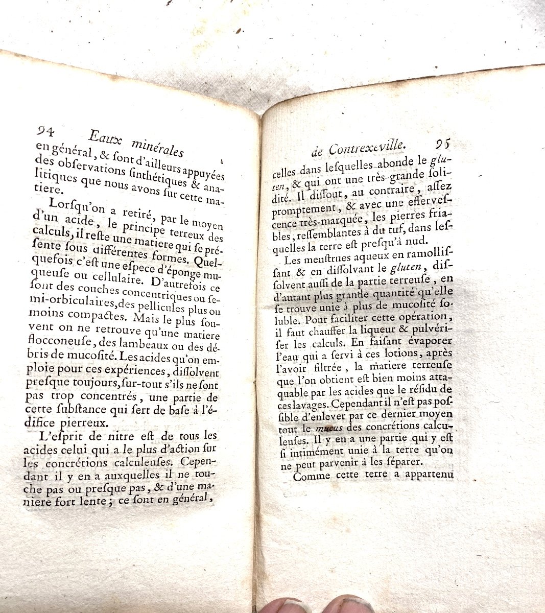  Vol. De Thermalisme ,Couverture d'Attente: " Mémoire Chimique Et Médicinal Eaux Contrexéville"-photo-3