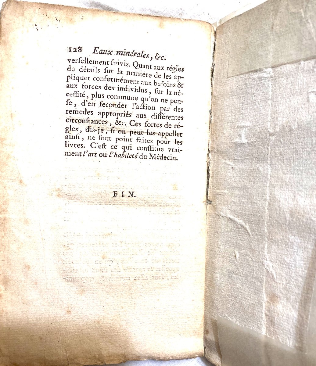  Vol. De Thermalisme ,Couverture d'Attente: " Mémoire Chimique Et Médicinal Eaux Contrexéville"-photo-5