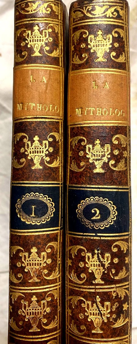 2 Very Beautiful Vol. In 8: "letters To Emilie On Mythology" By L. De Moustier Illustrated 18th-photo-8