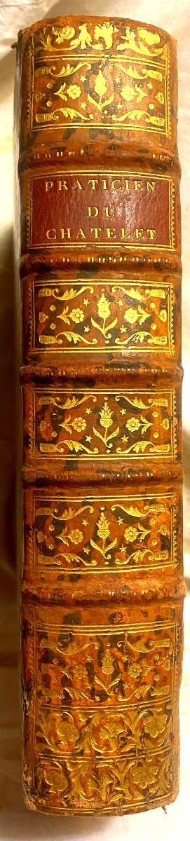  Very Beautiful Volume In 4 Of Law, Printed In Paris In 1773: "practitioner Of The Châtelet Of Paris".-photo-2