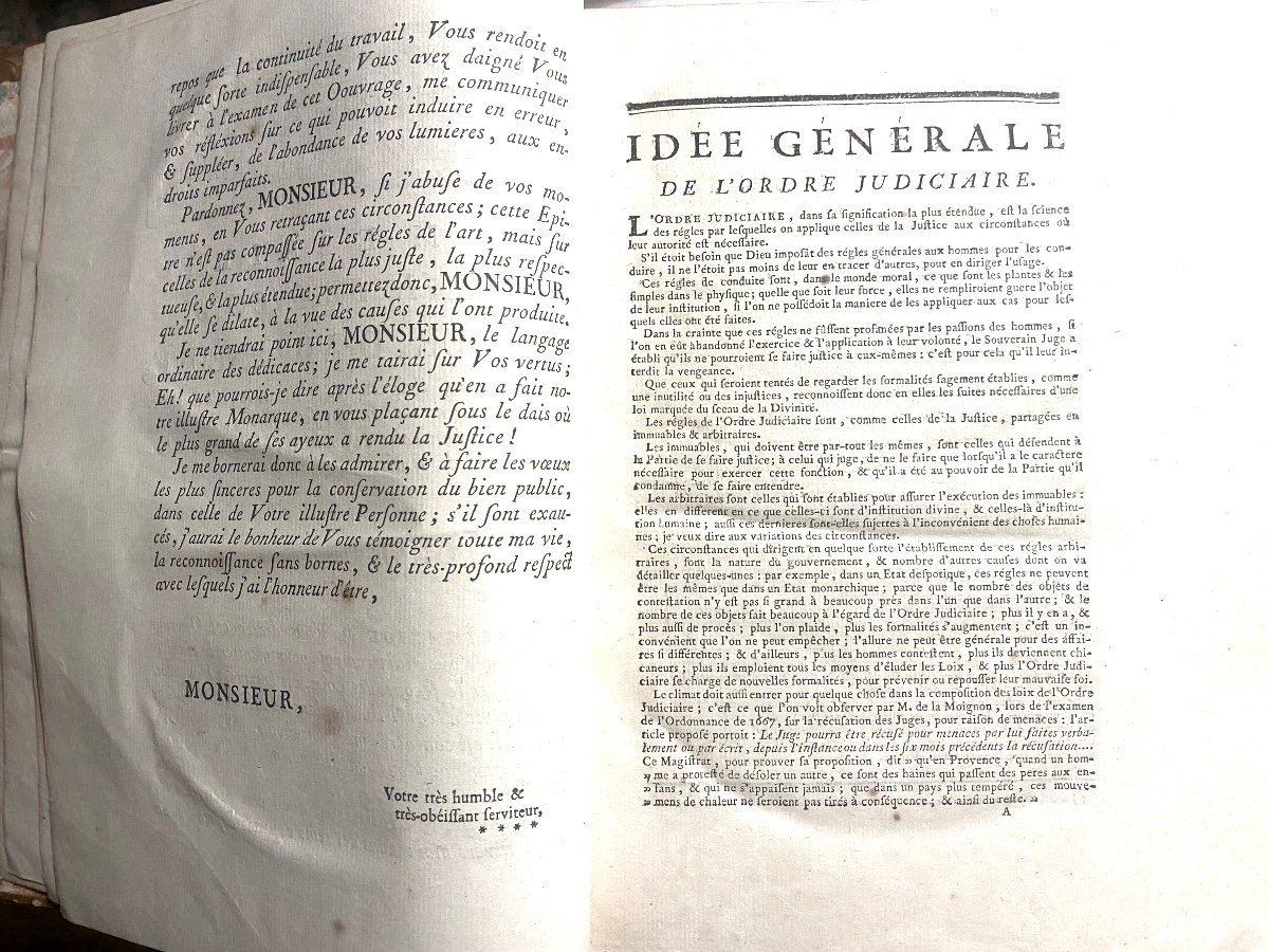  Très Beau Volume In 4  De Droit , Imprimé à Paris En 1773  : "Praticien Du Châtelet De Paris".-photo-3