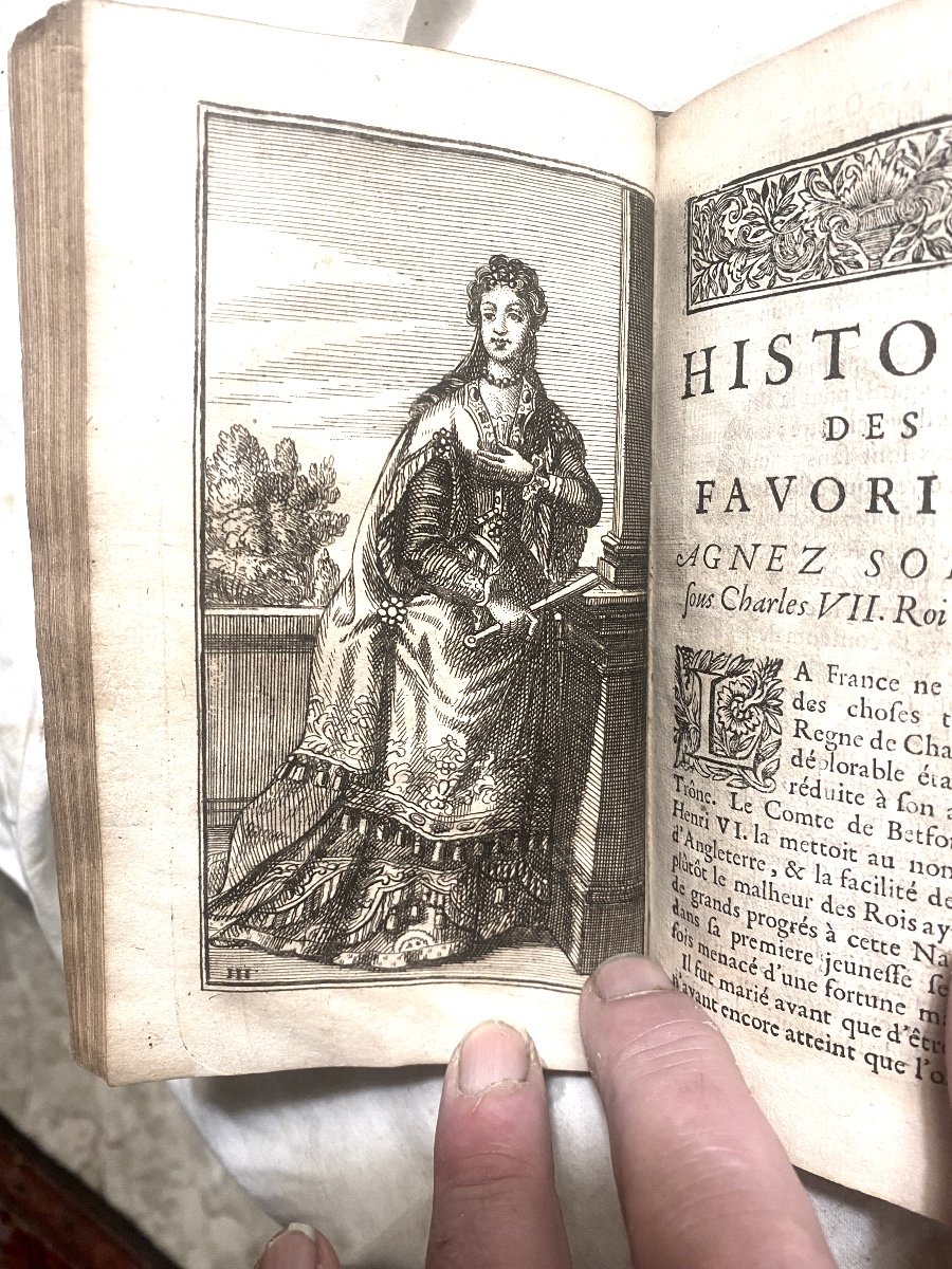 Beautiful Vol. In 12, Printed In Amsterdam In 1700: "history Of The Favorites.." Under Several Reigns-photo-2