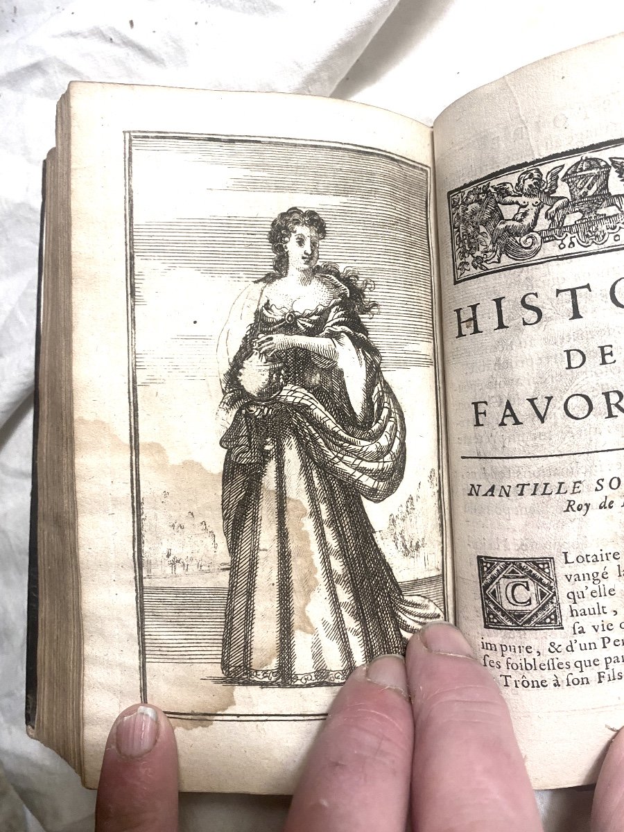 Beautiful Vol. In 12, Printed In Amsterdam In 1700: "history Of The Favorites.." Under Several Reigns-photo-5