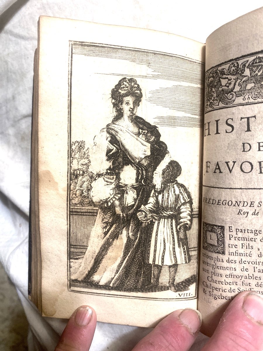 Beautiful Vol. In 12, Printed In Amsterdam In 1700: "history Of The Favorites.." Under Several Reigns-photo-8