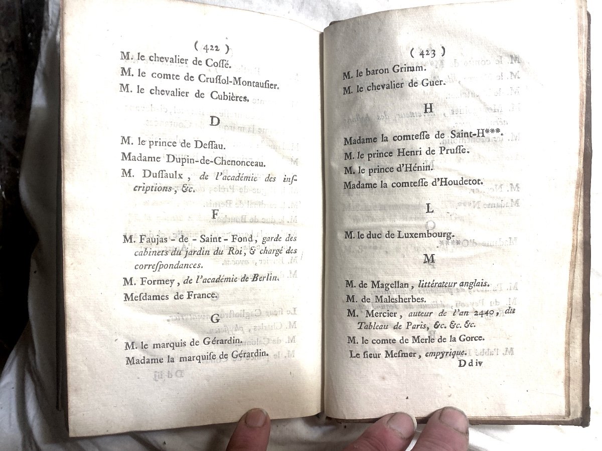 "vie De J.j. Rousseau" Rare Analyse De M. Le Comte De Barruel-beauvert . A Londres & Paris 1789-photo-6