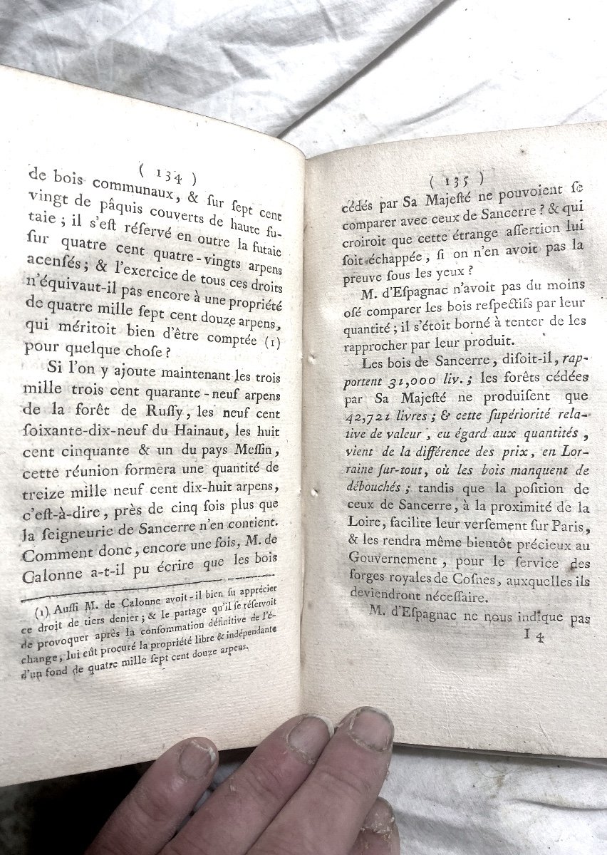 Régionalisme : 1 Vol. In 8 " Observations De La Ville De Saint-mihiel , En Lorraine . 1787-photo-6