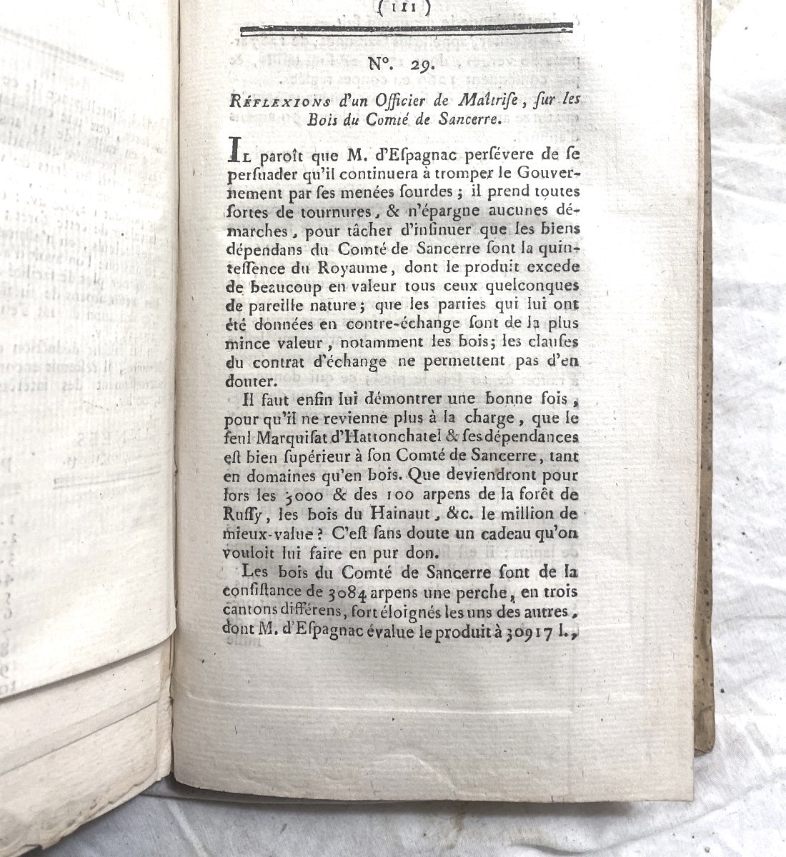 Régionalisme : 1 Vol. In 8 " Observations De La Ville De Saint-mihiel , En Lorraine . 1787-photo-7