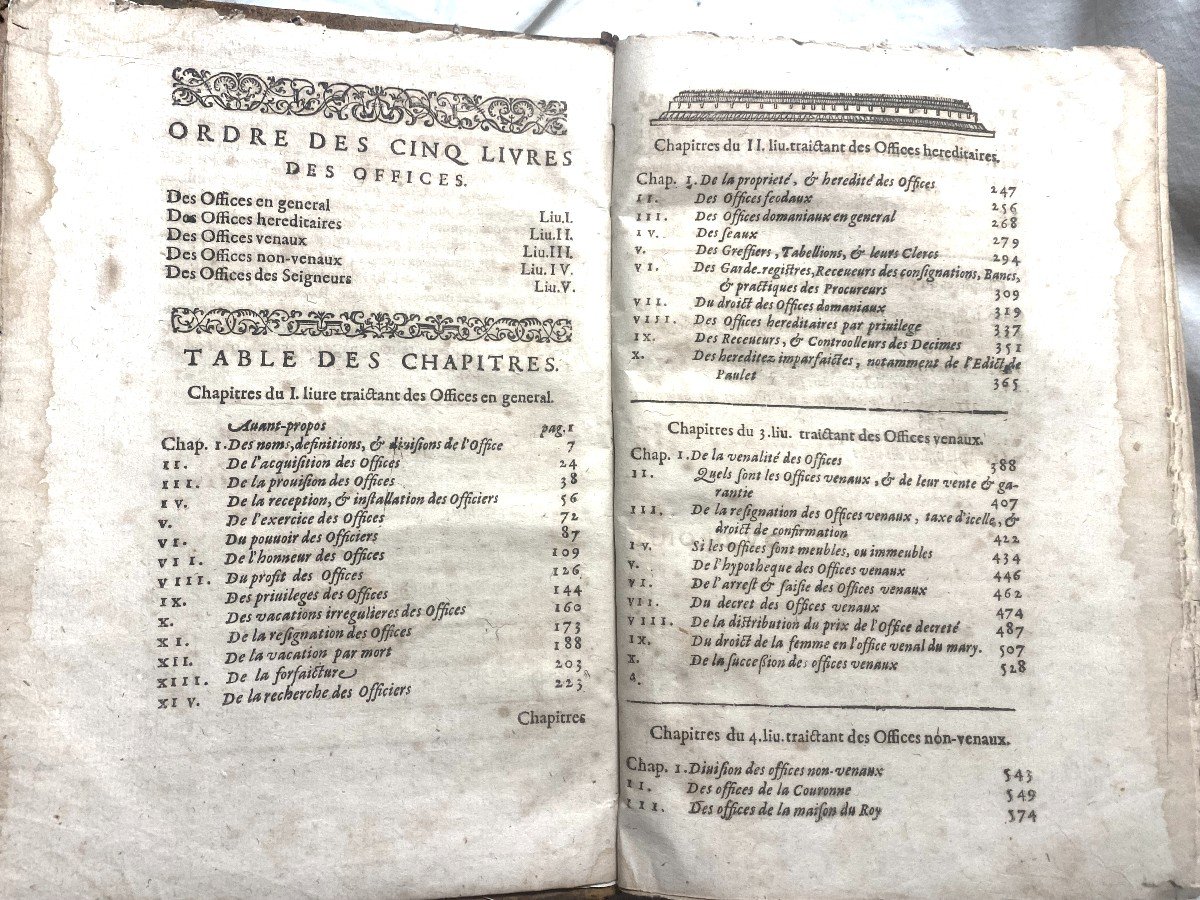 Strong Vol. In 4 Arms Of Law Of 1636: Works Of Charles Loiseau: Offices; Lordships &c.-photo-2