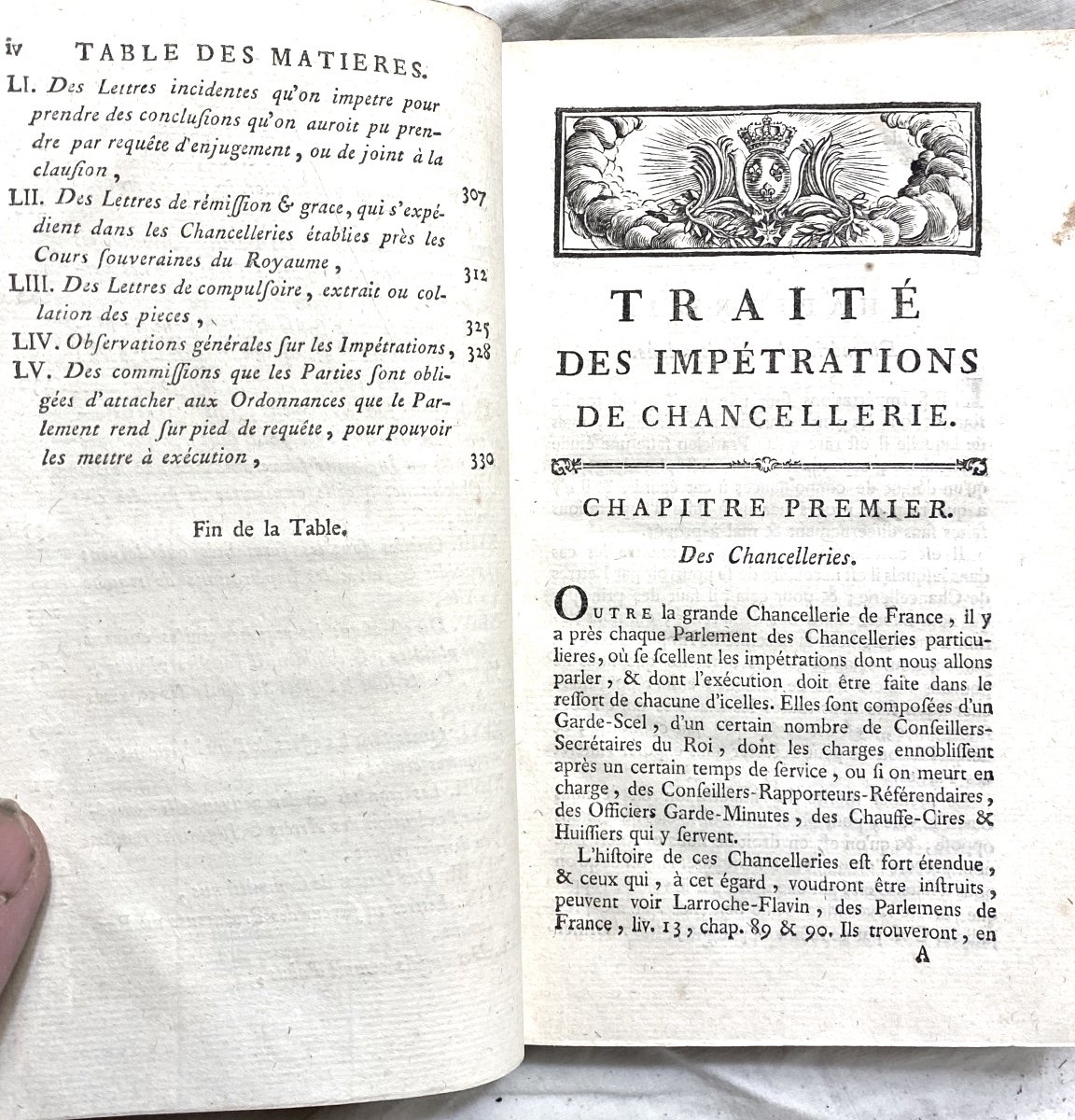 Bel In 8 ,a Avignon . 1789 :"traité Des Impétrations Où Lettres Qu'accordent Les Chancelleries"-photo-5