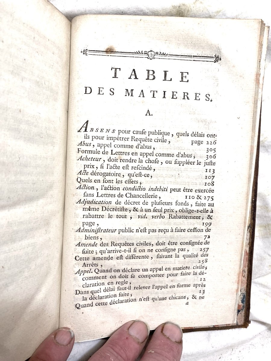 Bel In 8 ,a Avignon . 1789 :"traité Des Impétrations Où Lettres Qu'accordent Les Chancelleries"-photo-6