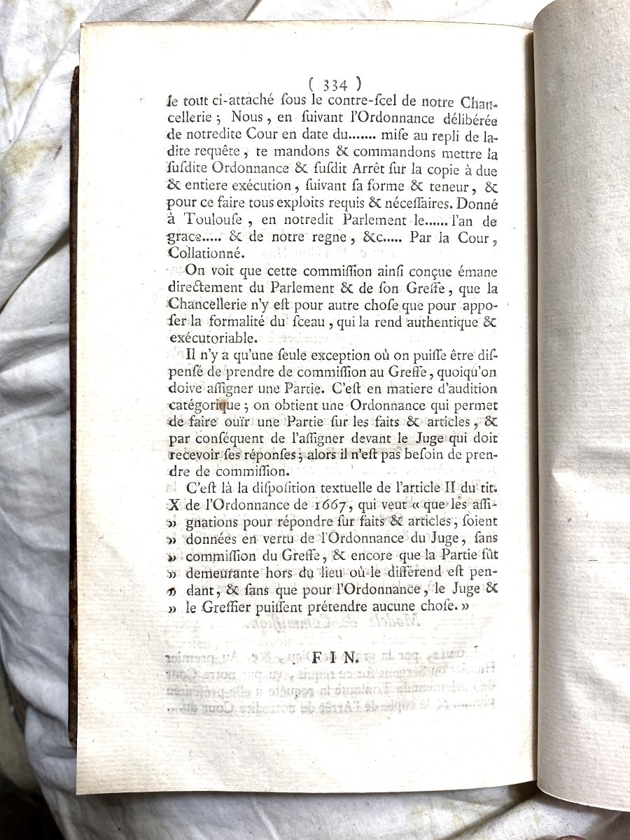 Beautiful In 8, In Avignon. 1789: "treatise On Impetrations Or Letters Granted By Chancelleries"-photo-7