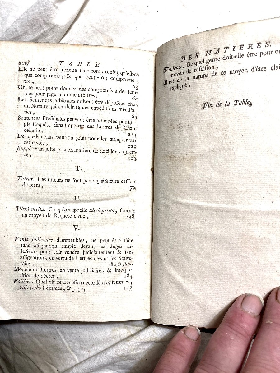 Bel In 8 ,a Avignon . 1789 :"traité Des Impétrations Où Lettres Qu'accordent Les Chancelleries"-photo-8