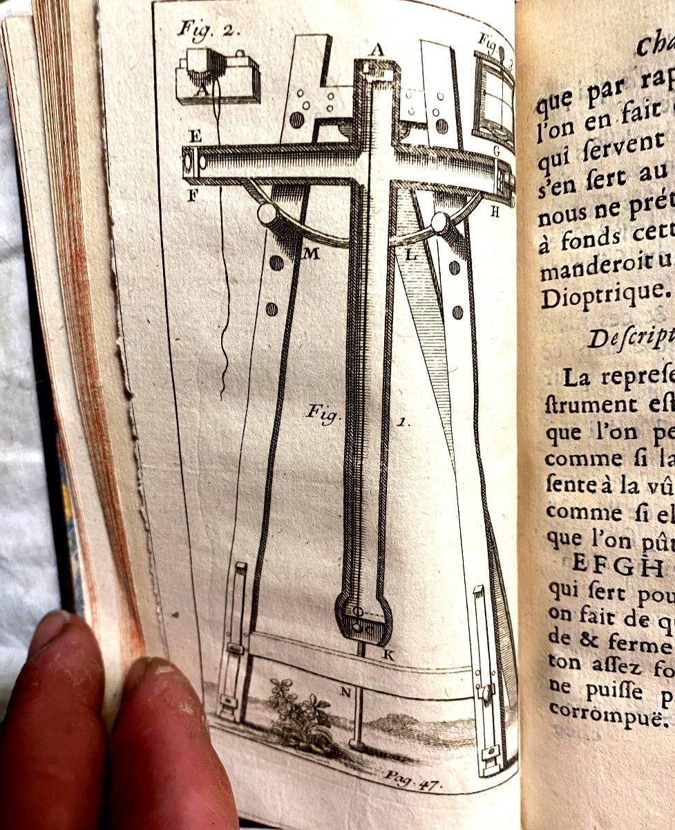 Beau" Traité Du Nivellement" Par M. Picard, Un Volume In 12 . A Paris, Chez Fr. Montalant 1728.-photo-3