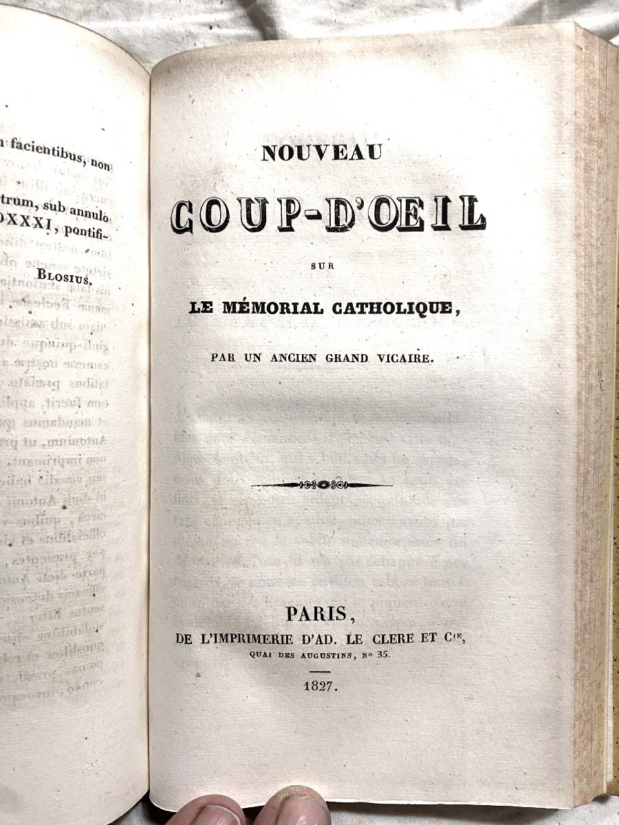 Rare Et Unique Recueil  16 Pièces Touchant l'Eglise :lettres , Courtes Réflexions , Oservations-photo-7