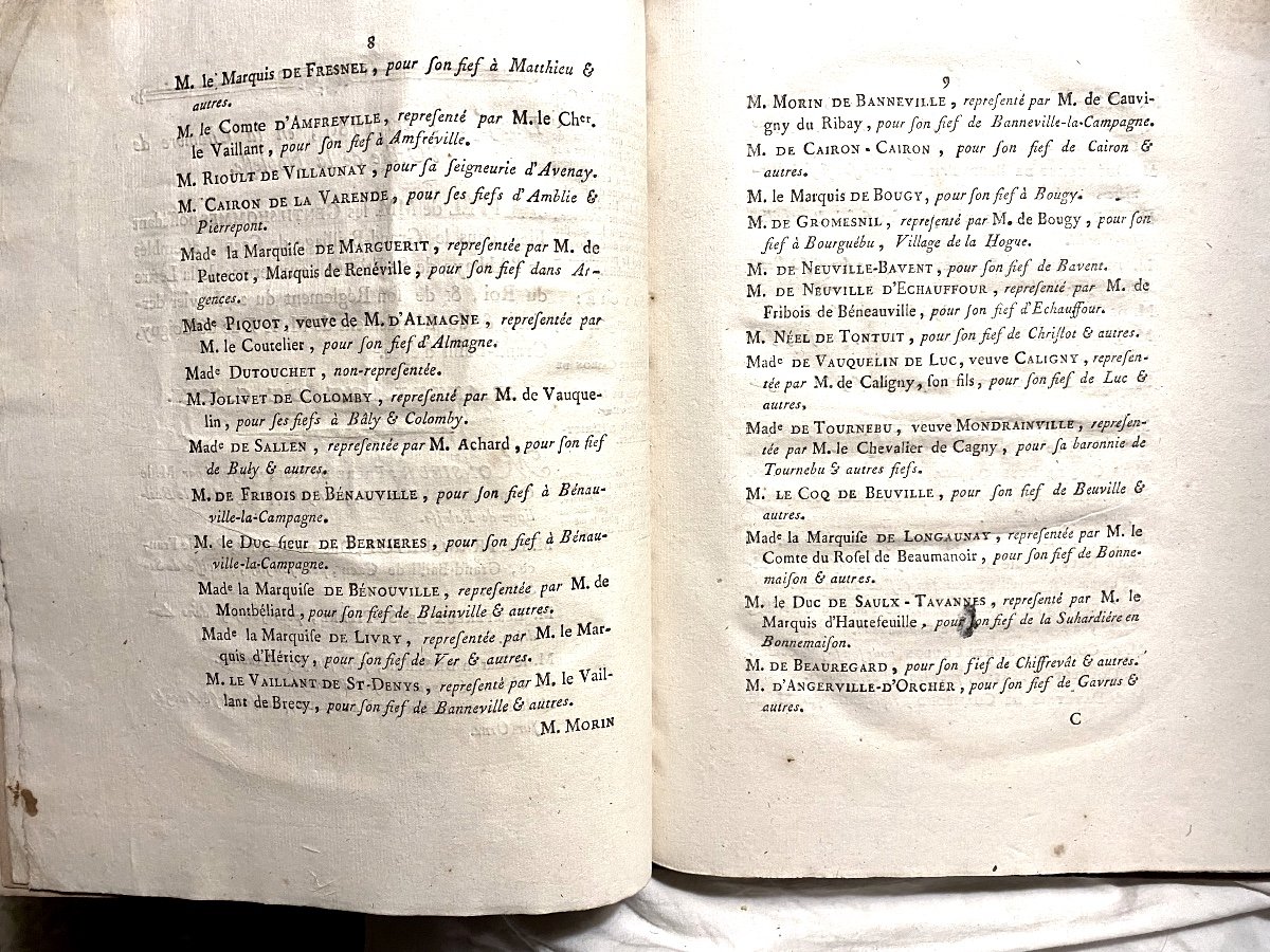 Procès-verbal De l'Assemblée De l'Ordre De La Noblesse Du Grd Bailliage De Caen ,pré Révolution-photo-4