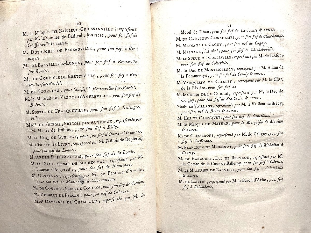 Procès-verbal De l'Assemblée De l'Ordre De La Noblesse Du Grd Bailliage De Caen ,pré Révolution-photo-5