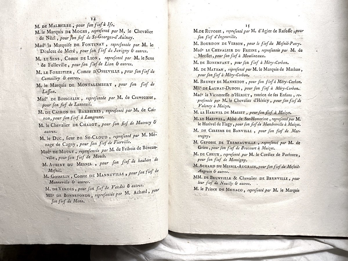 Procès-verbal De l'Assemblée De l'Ordre De La Noblesse Du Grd Bailliage De Caen ,pré Révolution-photo-6