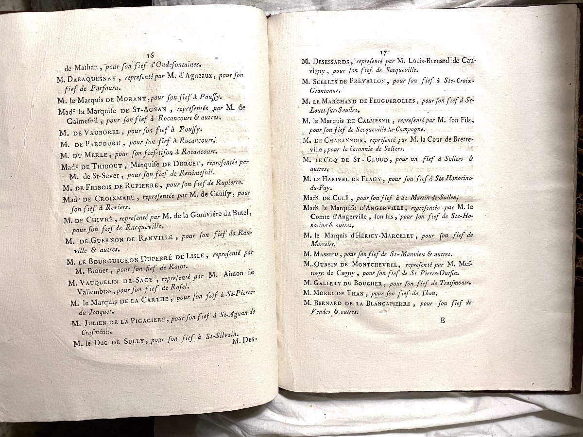 Procès-verbal De l'Assemblée De l'Ordre De La Noblesse Du Grd Bailliage De Caen ,pré Révolution-photo-7