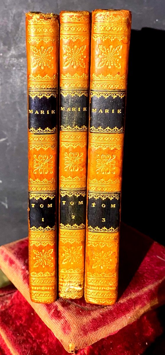 3 Superbes Vol. 1er Empire " Roman De Louis Bonaparte" ( 1778-1846)" Marie Ou Les Hollandaises"-photo-2