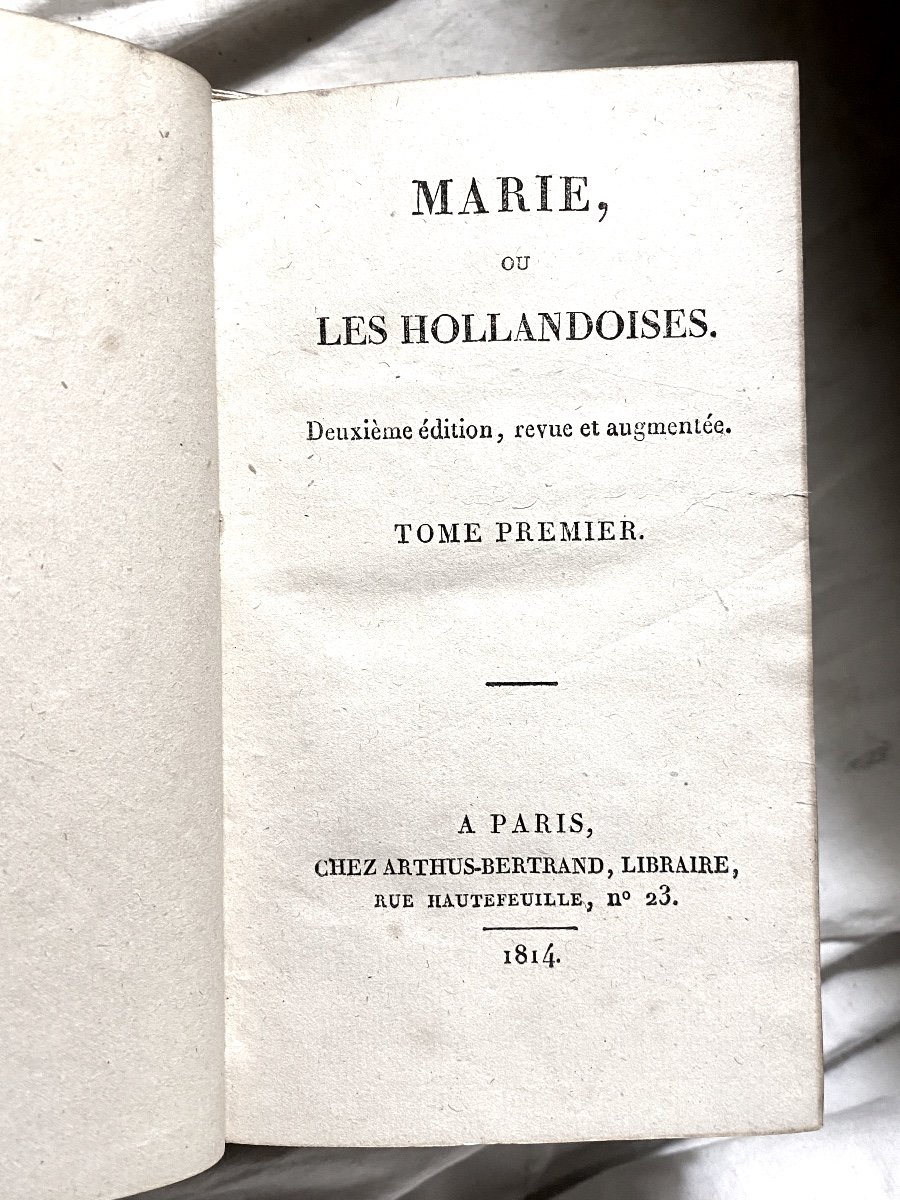 3 Superbes Vol. 1er Empire " Roman De Louis Bonaparte" ( 1778-1846)" Marie Ou Les Hollandaises"-photo-4