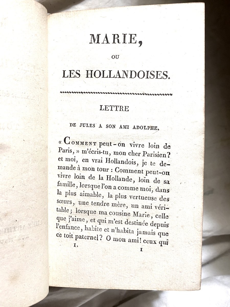 3 Superbes Vol. 1er Empire " Roman De Louis Bonaparte" ( 1778-1846)" Marie Ou Les Hollandaises"-photo-2