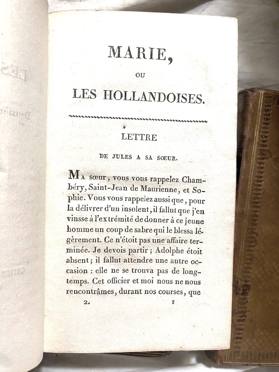 3 Superbes Vol. 1er Empire " Roman De Louis Bonaparte" ( 1778-1846)" Marie Ou Les Hollandaises"-photo-5