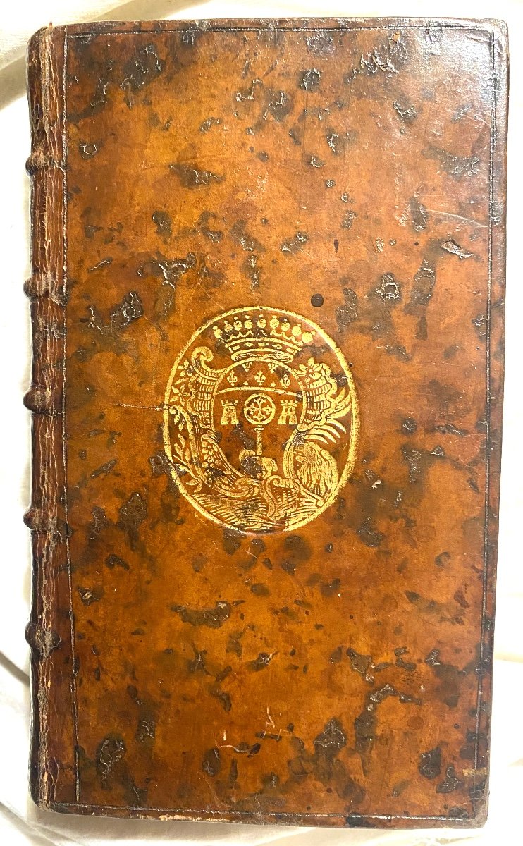 Very Famous Work Of The Historian Nieuport In Its Binding "with Arms" Customs Of The Romans..-photo-2