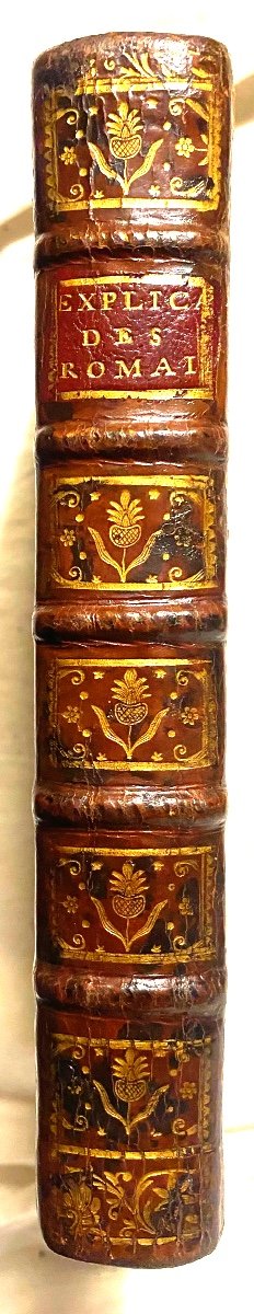 Very Famous Work Of The Historian Nieuport In Its Binding "with Arms" Customs Of The Romans..-photo-1