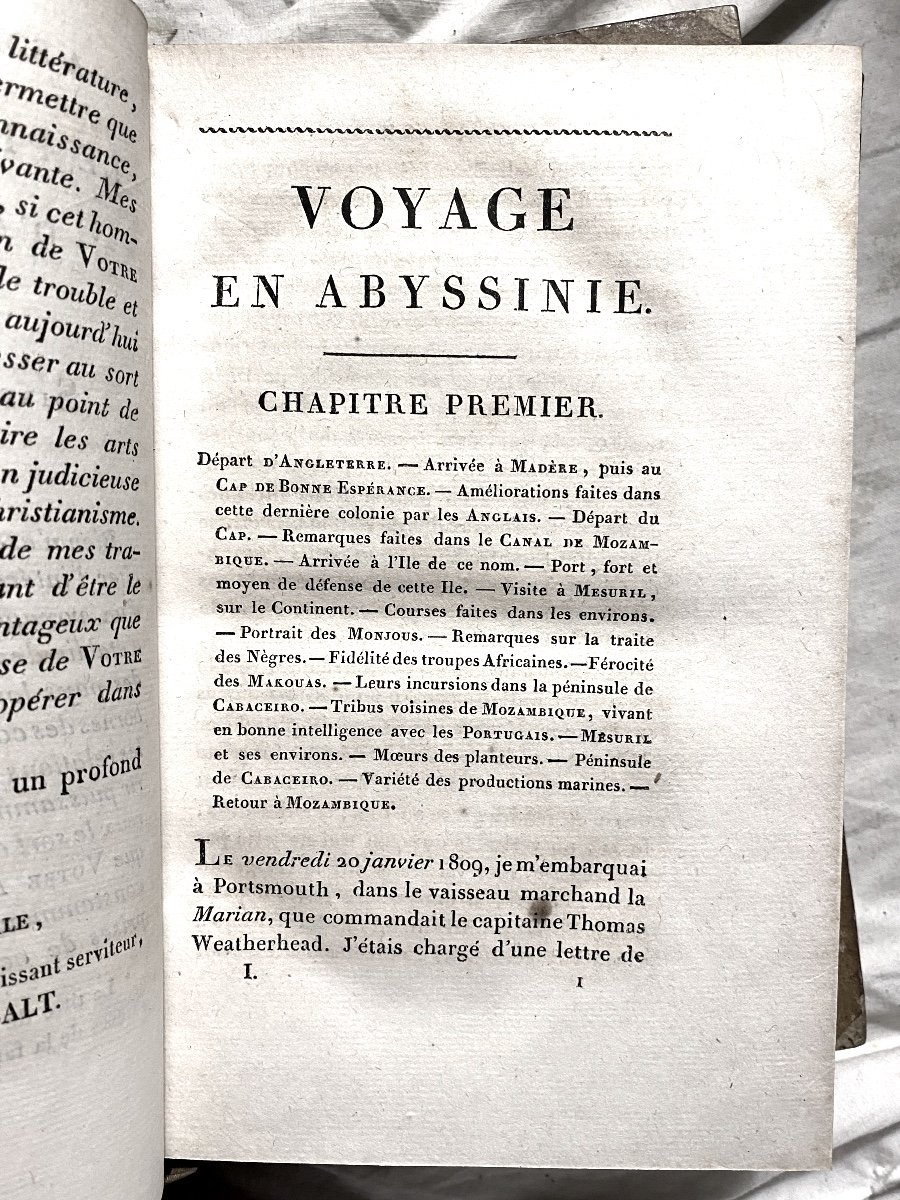 Travels In Abyssinia By Henry Salt In 2 Vols. In 8. In Paris At Magimel 1816, Fine Copy.-photo-3