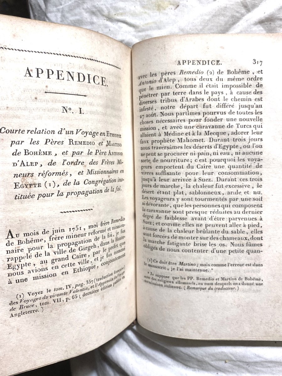 Travels In Abyssinia By Henry Salt In 2 Vols. In 8. In Paris At Magimel 1816, Fine Copy.-photo-5