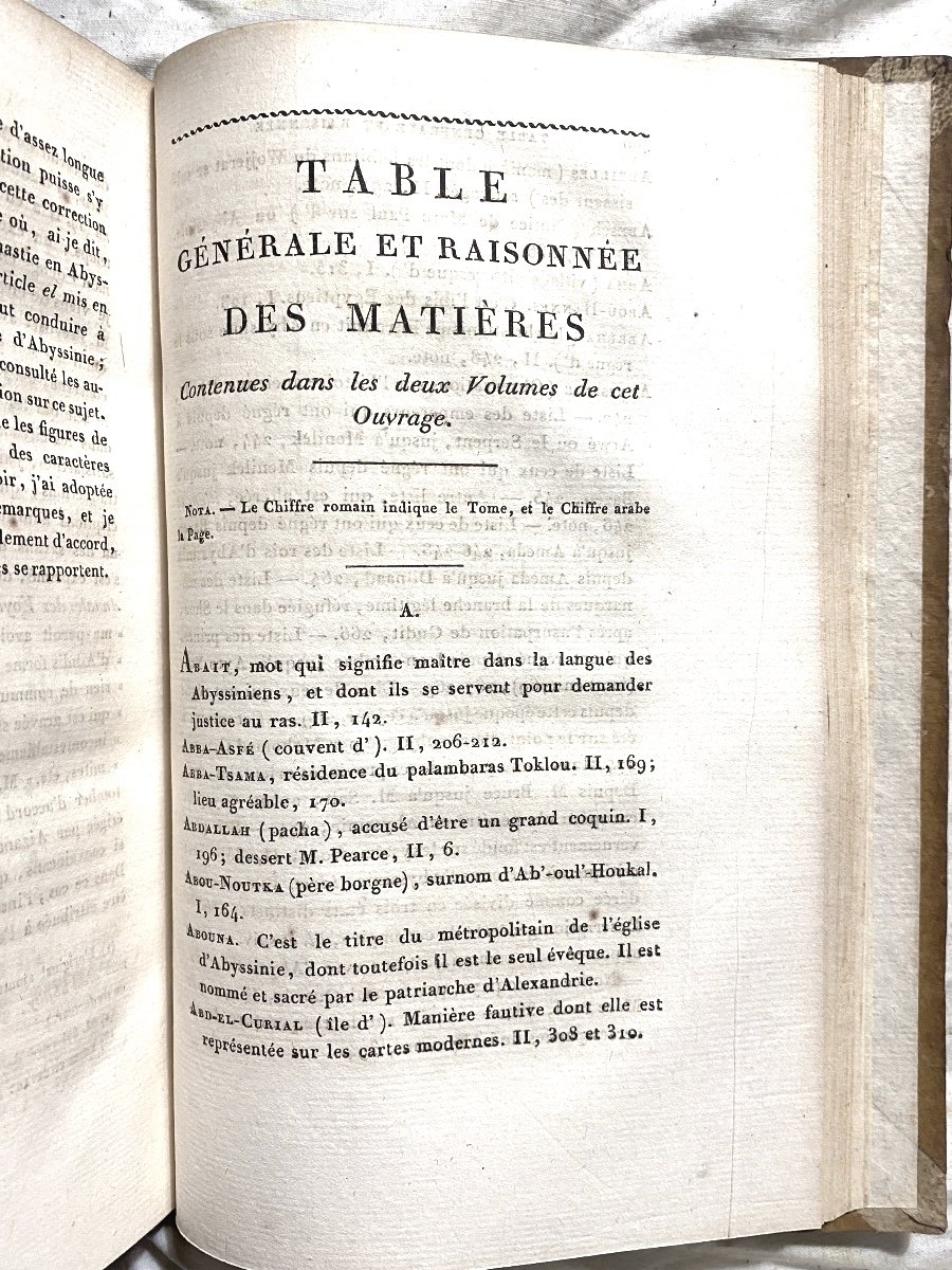 Travels In Abyssinia By Henry Salt In 2 Vols. In 8. In Paris At Magimel 1816, Fine Copy.-photo-6