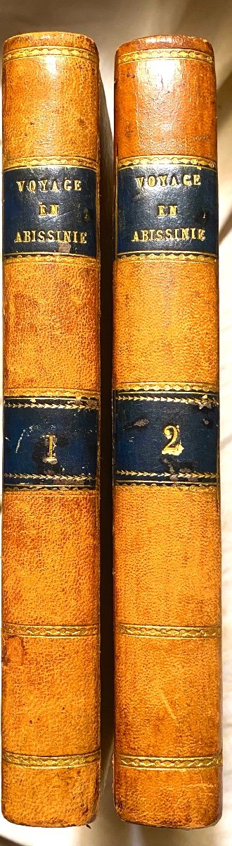 Travels In Abyssinia By Henry Salt In 2 Vols. In 8. In Paris At Magimel 1816, Fine Copy.